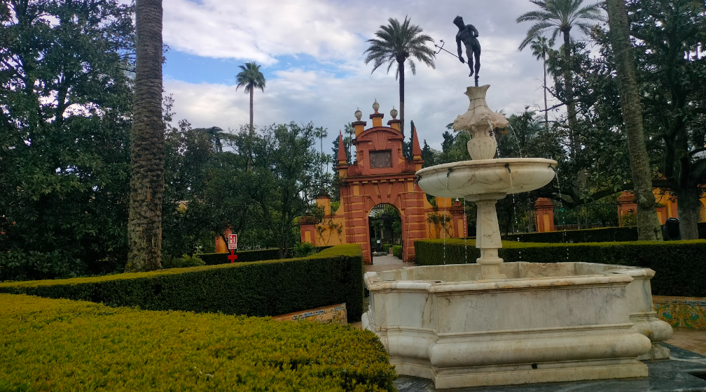 Fuente de Neptuno Alcázar Sevilla